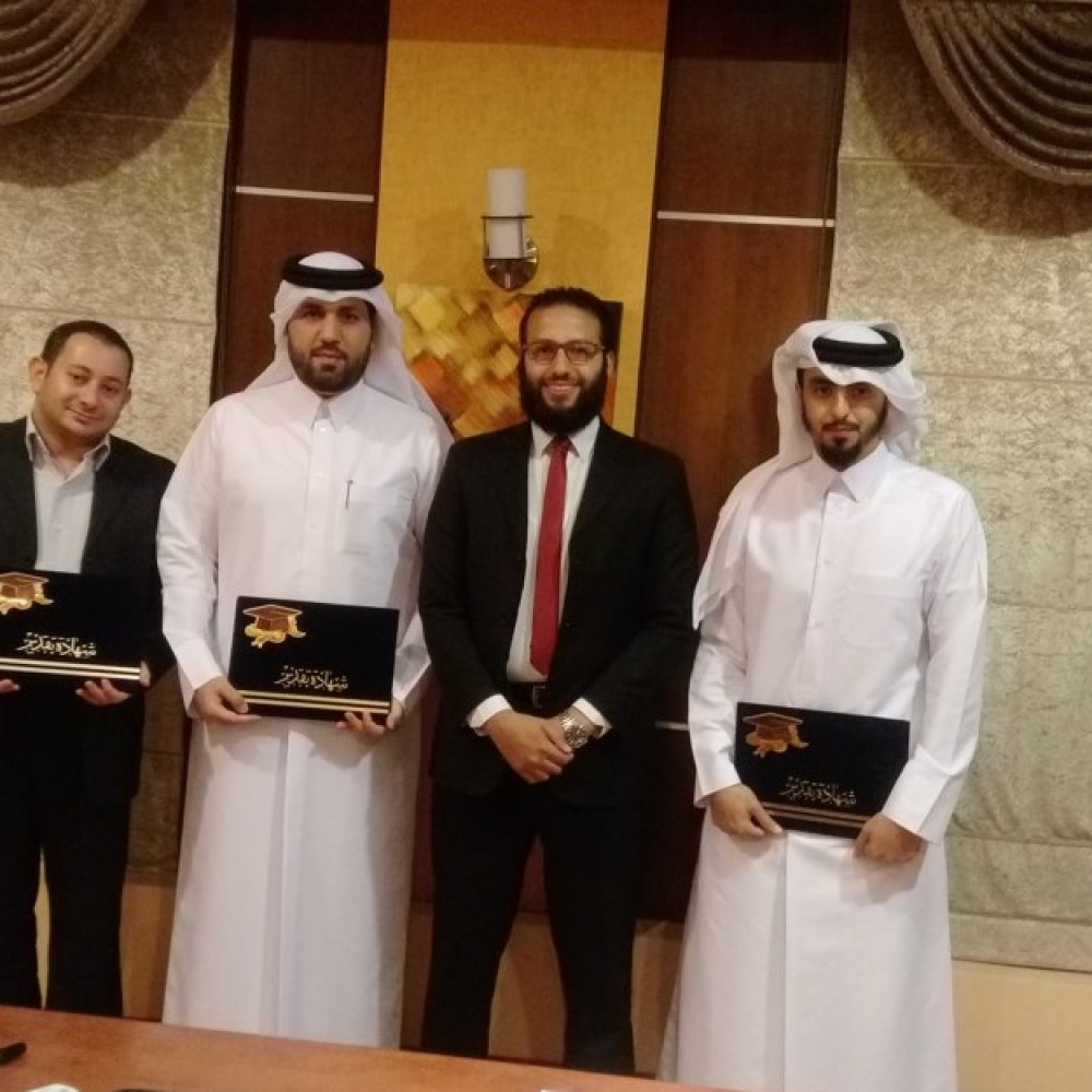 أحمد عبدلرحمن شهادة المواردا لبشرية قطر